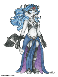 Cenia the Undead Ferret by Tacoma.
